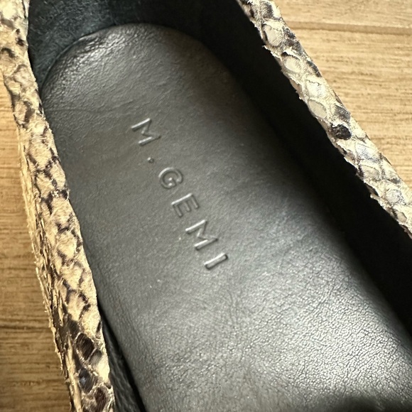 M.Gemi The Felize Snake Moccasins Driving Shoes - Picture 15 of 16